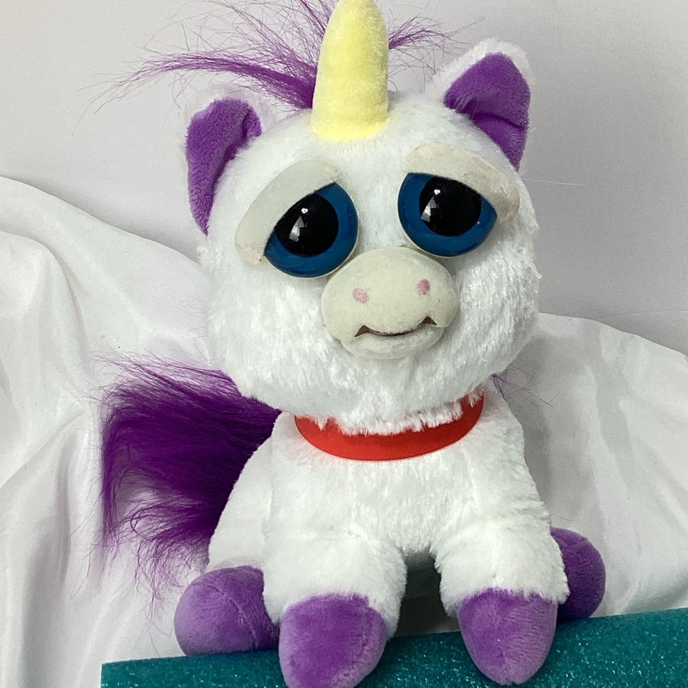 Feisty Pets Plush Scary Unicorn Toy Changes From Good To Evil